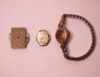 3 Vintage Bulova Mechanical Watch Movements for Parts & Repair - NOT WORKING