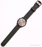 ADEC negro geométrico reloj | Diversión de cuarzo de japón retro-vintage reloj