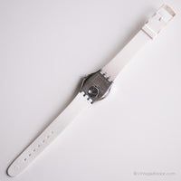 2012 Swatch YSS267 Glatt weiß Uhr | Gebraucht Swatch Ironie Dame