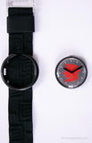 1990 Pop Swatch PWBB140 Red Eye Watch | Hard Day's Night Beatles Watch