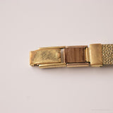 Rectangulaire vintage Dugena Mécanique montre | Luxe de tons d'or montre
