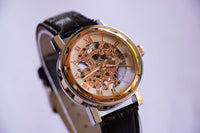 Rose-Gold SKELETON Mechanical Watch | Luxury Premium Watch