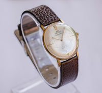 Nelson Extra Flat 17 Jewels mécanique montre | Suisse d'or vintage montre