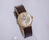 Nelson Extra Flat 17 Jewels Mechanical Watch | Vintage Gold Swiss Watch
