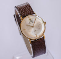 Nelson extra flach 17 Juwelen mechanisch Uhr | Vintage Gold Swiss Uhr
