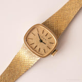 Mécanique IAXA vintage montre | Montre à bracelet de fabrication suisse pour les femmes