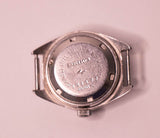 Cadran bleu Seiko 25 Jewels Japonais automatique montre pour les pièces et la réparation - ne fonctionne pas