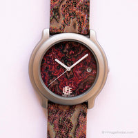 Vintage Ladies Psychedelic Life by Adec Watch | Abstract Citizen Japan Quartz Watch