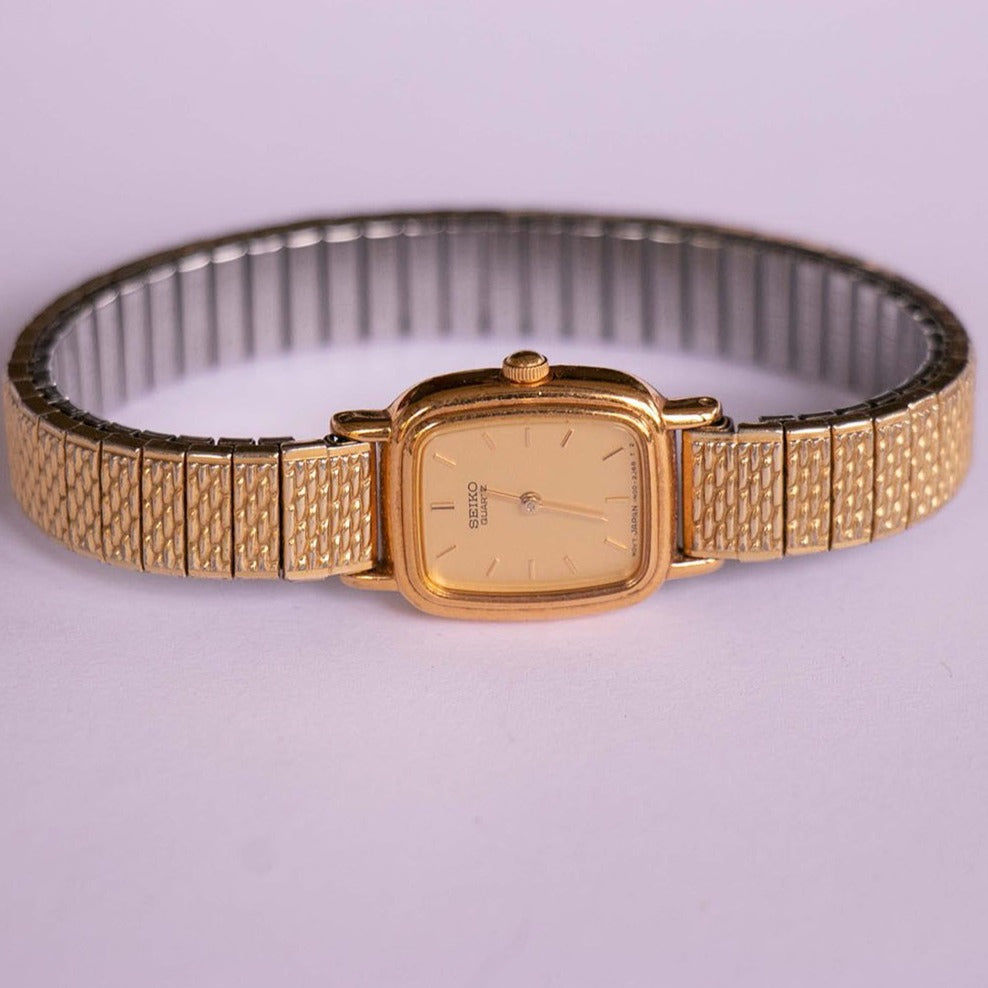 Gold-tone 1N00-5K29 Seiko Watch For Women Ladies Vintage Seiko