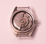 Dial azul Seiko 25 joyas automáticas japonesas reloj Para piezas y reparación, no funciona