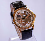 Herren Rotary Skelett mechanisch Uhr | Luxus -Vintage -Schweizer Uhren