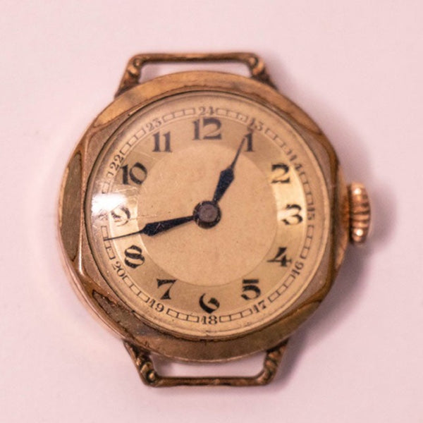 Antique Pocket Watch Conversion to Wrist Watch for Parts & Repair - NOT WORKING