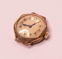 Bolsillo antiguo reloj Conversión a muñeca reloj Para piezas y reparación, no funciona