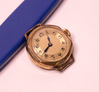 Bolsillo antiguo reloj Conversión a muñeca reloj Para piezas y reparación, no funciona