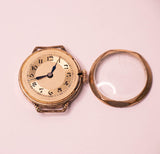 Antique Pocket Watch Conversion to Wrist Watch for Parts & Repair - NOT WORKING