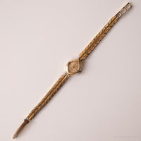 Párrico vintage reloj | Damas pequeñas tono de oro reloj