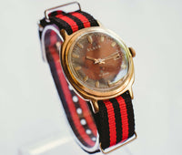 Slava 21 Jewels Soviet Mechanical Watch | 80s Vintage USSR Gold Watch