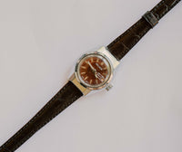 Nelson marron en cuir vintage mécanique montre | Meilleures montres masculines