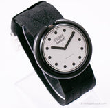 1987 Swatch POP PWBB001 Jet Black Watch | البوب ​​الأسود والأبيض Swatch 80s