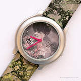 Vida de mariposa floral vintage de Adec reloj | Señoras Citizen Cuarzo de Japón reloj