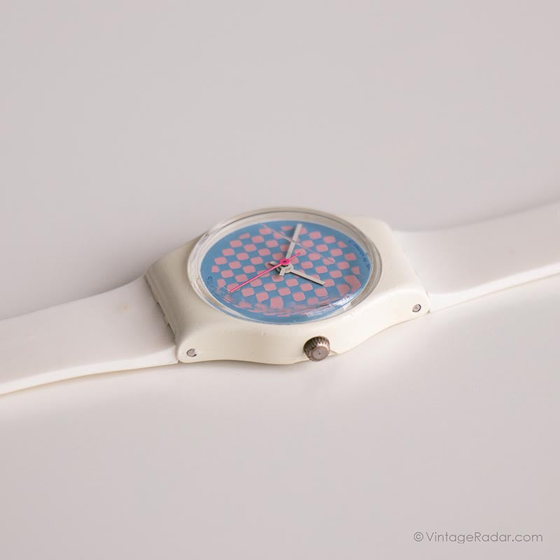 Vintage 1987 Swatch LW113 RASPBERRY SHORTCAKE | Retro Swatch Lady ...