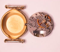 Mouvement Hamilton Electric 505 rempli de 10 km rempli d'or montre pour les pièces et la réparation - ne fonctionne pas