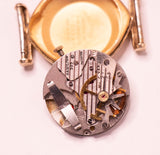Movimiento Hamilton Electric 505 relleno de oro de 10k reloj Para piezas y reparación, no funciona