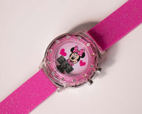 Rosa Minnie Mouse Digitales LED -Licht Uhr | 90er Jahre Vintage Disney Uhr