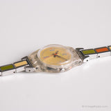 2006 Swatch LK276G Fall des Blattes Uhr | Gebrauchter farbenfroh Swatch Lady