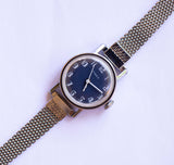 Dial de dial azul Timex reloj | Vintage única Timex Relojes