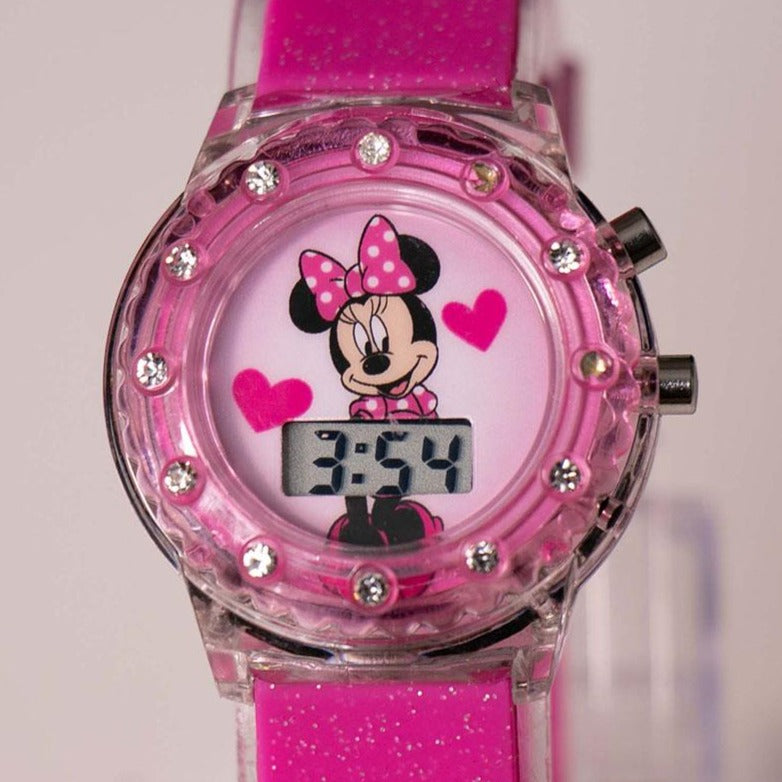 Classic RETIRED Disney Minnie Mouse light up spinner watch Minnie-Mouse-Disney-Watch-  main image 4