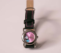 Diminuto Seiko Rosado Minnie Mouse reloj | Dial rosa vintage Minnie Mouse Reloj de pulsera