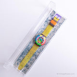 Mint 1994 Swatch SDV101 COLOR WHEEL Watch | 90s Colorful Swatch Scuba