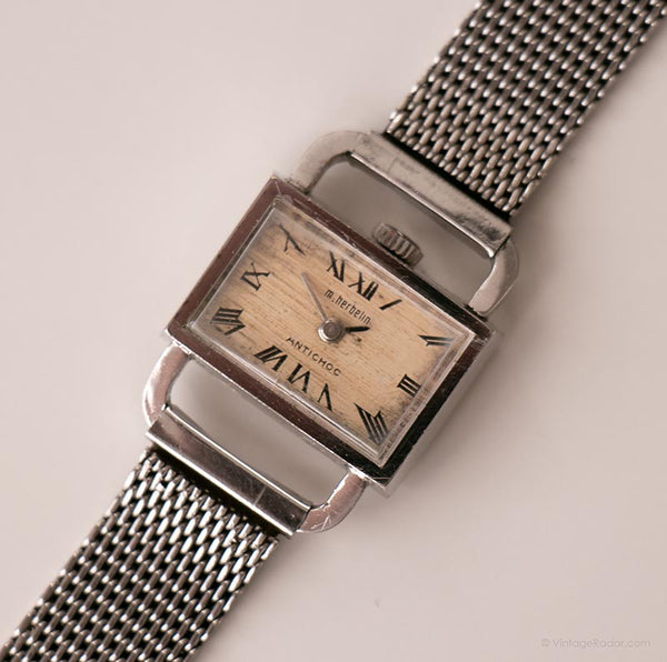 Vintage Michel Herbelin Mechanical montre | Sily-tone français montre