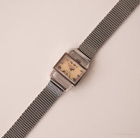 Vintage Michel Herbelin Mechanical reloj | Tono plateado francés reloj