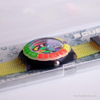 1994 Swatch Rueda de color sdv101 reloj | menta Swatch Scuba Caja original