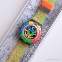 1994 Swatch Rueda de color sdv101 reloj | menta Swatch Scuba Caja original