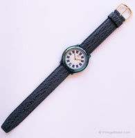 Vintage dunkelblaues Leben von ADEC Uhr | Citizen Japan Quarz Uhr