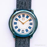 Vintage Dark Blue Life by Adec Watch | Citizen Japan Quartz Watch