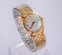 سبعينيات القرن العشرين نغمة الذهب Timex Marlin Mechanical Watch Vintage