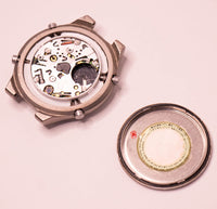 Citizen 6870 التيتانيوم م Chronograph ساعة الكوارتز للأجزاء والإصلاح - لا تعمل