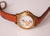 Jahrgang Winnie the Pooh & Freunde Uhr | Winziger Gold-Ton Disney Uhr