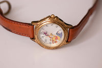 Vintage Winnie the Pooh & Friends Watch | Tiny Gold-tone Disney Watch