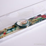 1997 Swatch Gn170 la dame et le miroir montre | menthe Swatch Gant