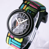 1988 Swatch Feux rouges pop bb108 pop montre | Pop ultra rare des années 80 Swatch