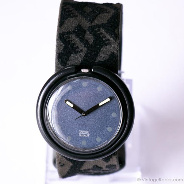 1992 Swatch POP PWB155 Schießpulver Uhr | Klassiker 90er Pop Swatch