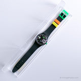 1993 Swatch SBB101 NIGHTSHIFT Watch | Mint Condition Swatch with Box