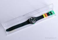 1993 Swatch SBB101 Nightshift Watch | حالة النعناع Swatch مع مربع
