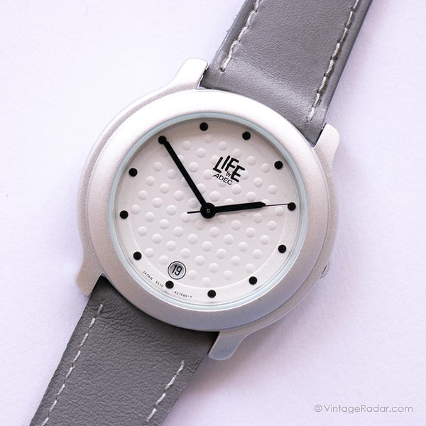 Vita vintage tono d'argento di Adec Watch | Citizen Movimento in quarzo giapponese