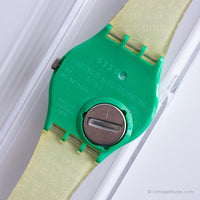 Mint 1993 Swatch GG121 Cappuccino montre | Tasse de café des années 90 Swatch Gant